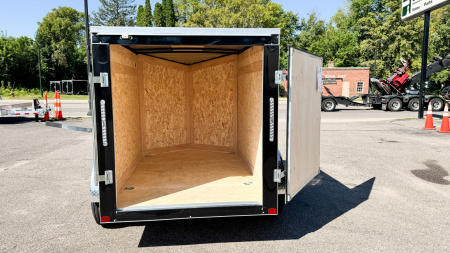New Carry-On 5x8 Enclosed Trailer - Single Swing Door!