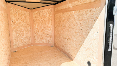 New Carry-On 5x8 Enclosed Trailer - Single Swing Door!