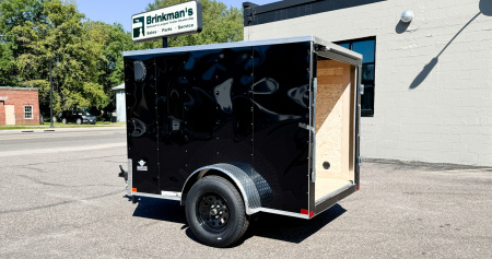 New Carry-On 5x8 Enclosed Trailer - Single Swing Door!