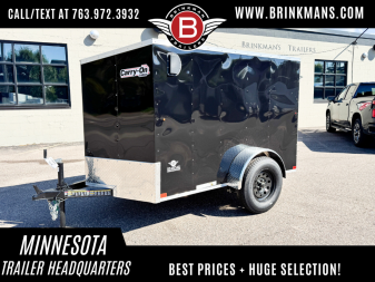 New Carry-On 5x8 Enclosed Trailer - Single Swing Door!
