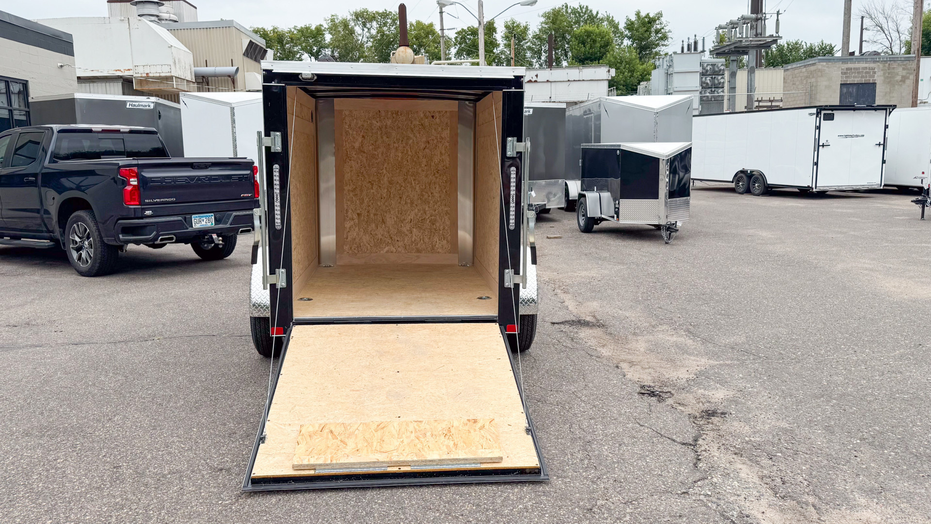 New Carry-On 5x8 Enclosed Trailer - Ramp Door!