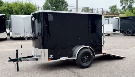 New Carry-On 5x8 Enclosed Trailer - Ramp Door!