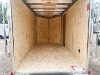 New Formula 6x12 Triumph Aluminum Enclosed Cargo  Trailer - Rear Ramp!