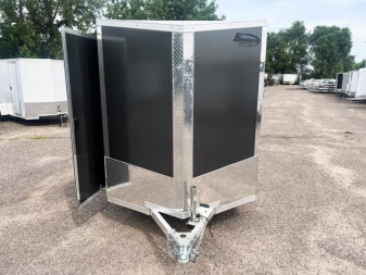 New Formula 6x12 Triumph Aluminum Enclosed Cargo  Trailer - Rear Ramp!