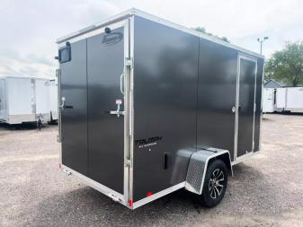 New Formula 6x12 Triumph Aluminum Enclosed Cargo  Trailer - Rear Ramp!