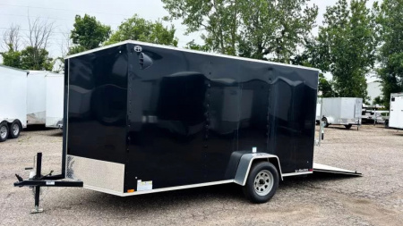 New Continental Cargo 6x12 Enclosed Trailer - RAMP DOOR!