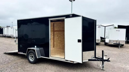 New Continental Cargo 6x12 Enclosed Trailer - RAMP DOOR!
