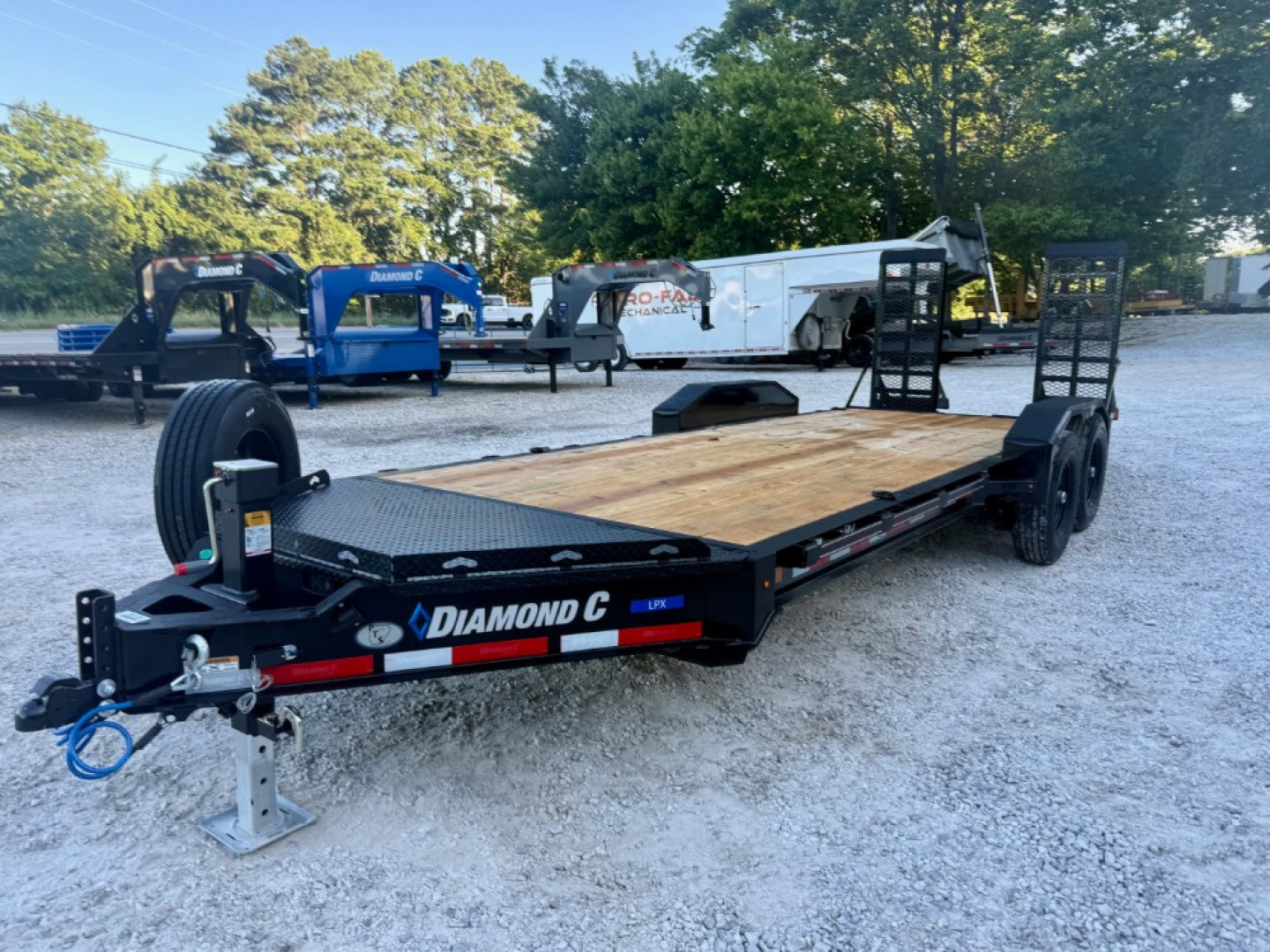 New 2025 Diamond C Trailers LPX 207 Package 20'X82" Equipment Trailer