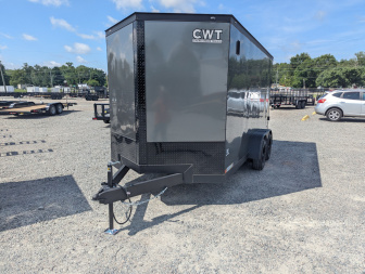 New 2025 Covered Wagon 7x14 Gold Series w/ Ramp and Blackout Package