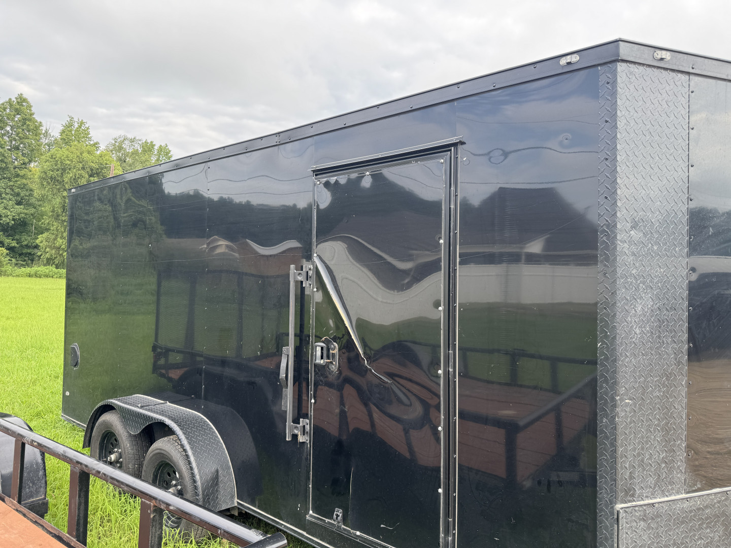 Used 2024 Anvil 7x16 7K GVWR Cargo / Enclosed Trailer