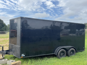 Used 2024 Anvil 7x16 7K GVWR Cargo / Enclosed Trailer