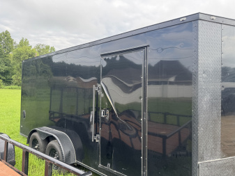 Used 2024 Anvil 7x16 7K GVWR Cargo / Enclosed Trailer