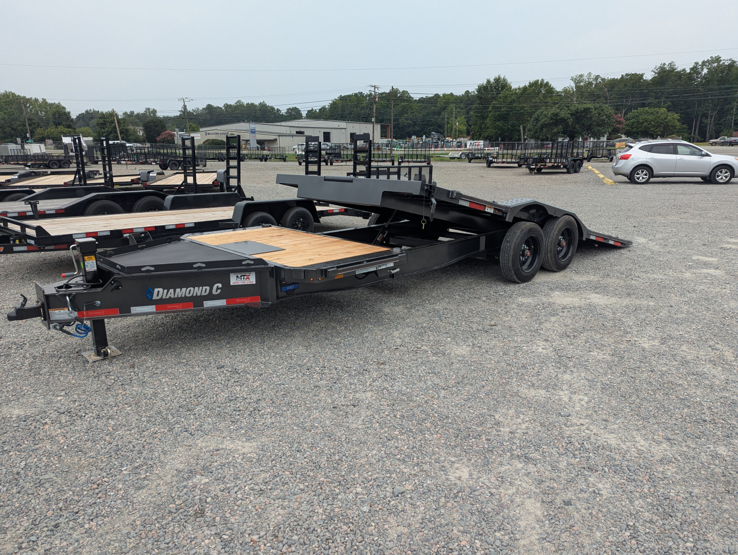 New 2025 Diamond C Trailers Diamond C HXD 208 22' Tilt Equipment Trailer Tilt Trailer
