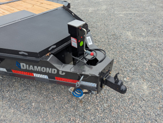 New 2025 Diamond C Trailers Diamond C HXD 208 22' Tilt Equipment Trailer Tilt Trailer