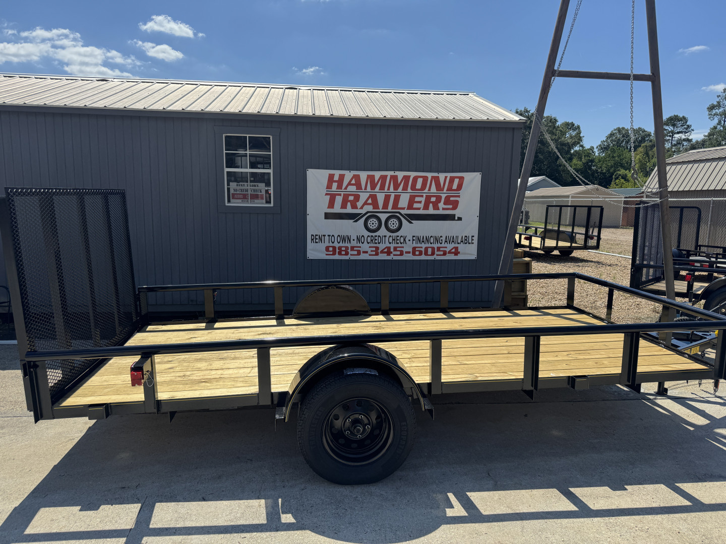 New 2025 76"x14 Utility Trailer