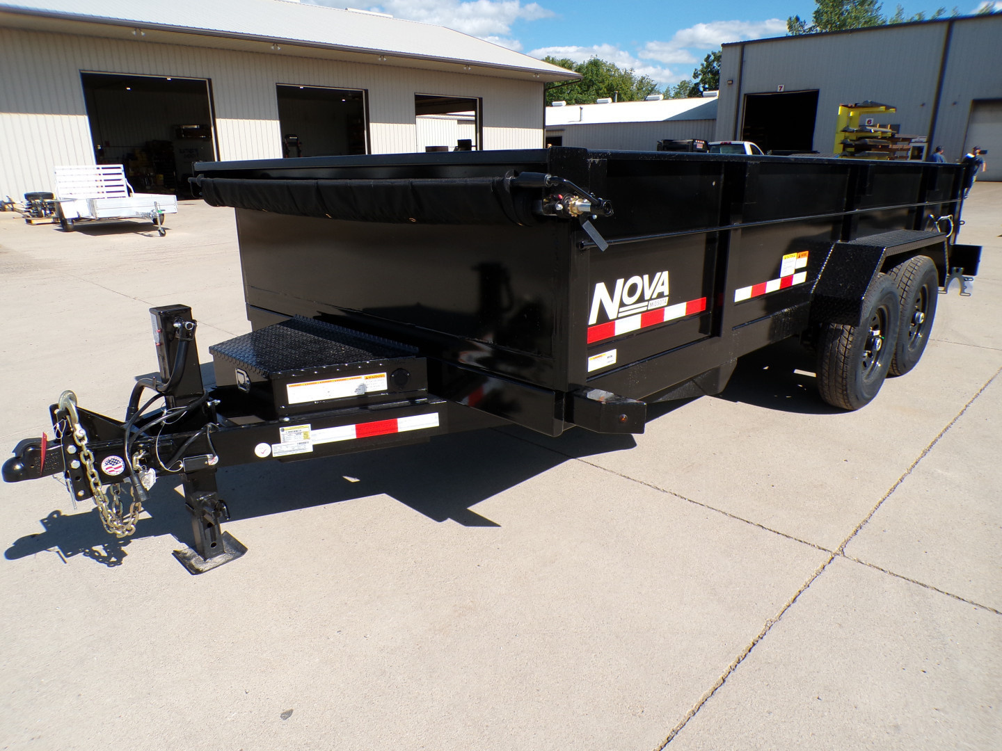 New 2025 Midsota *DEALER DEMO* Nova 8216 14K Dump Trailer - 487