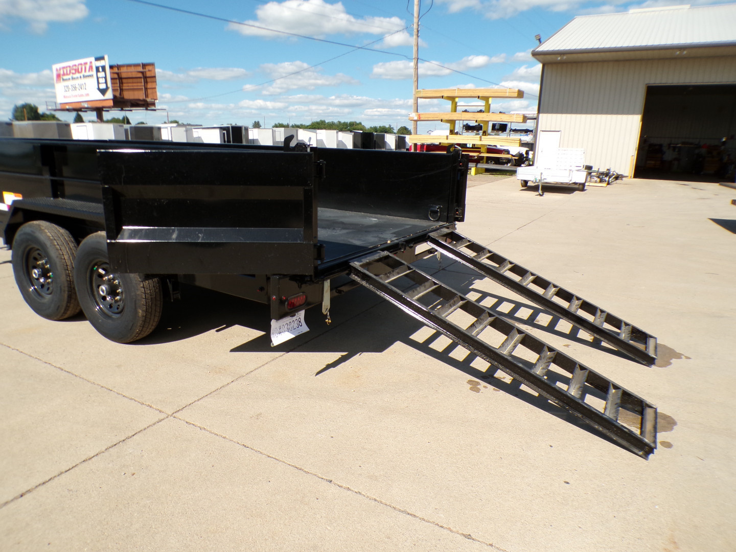 New 2025 Midsota *DEALER DEMO* Nova 8216 14K Dump Trailer - 487