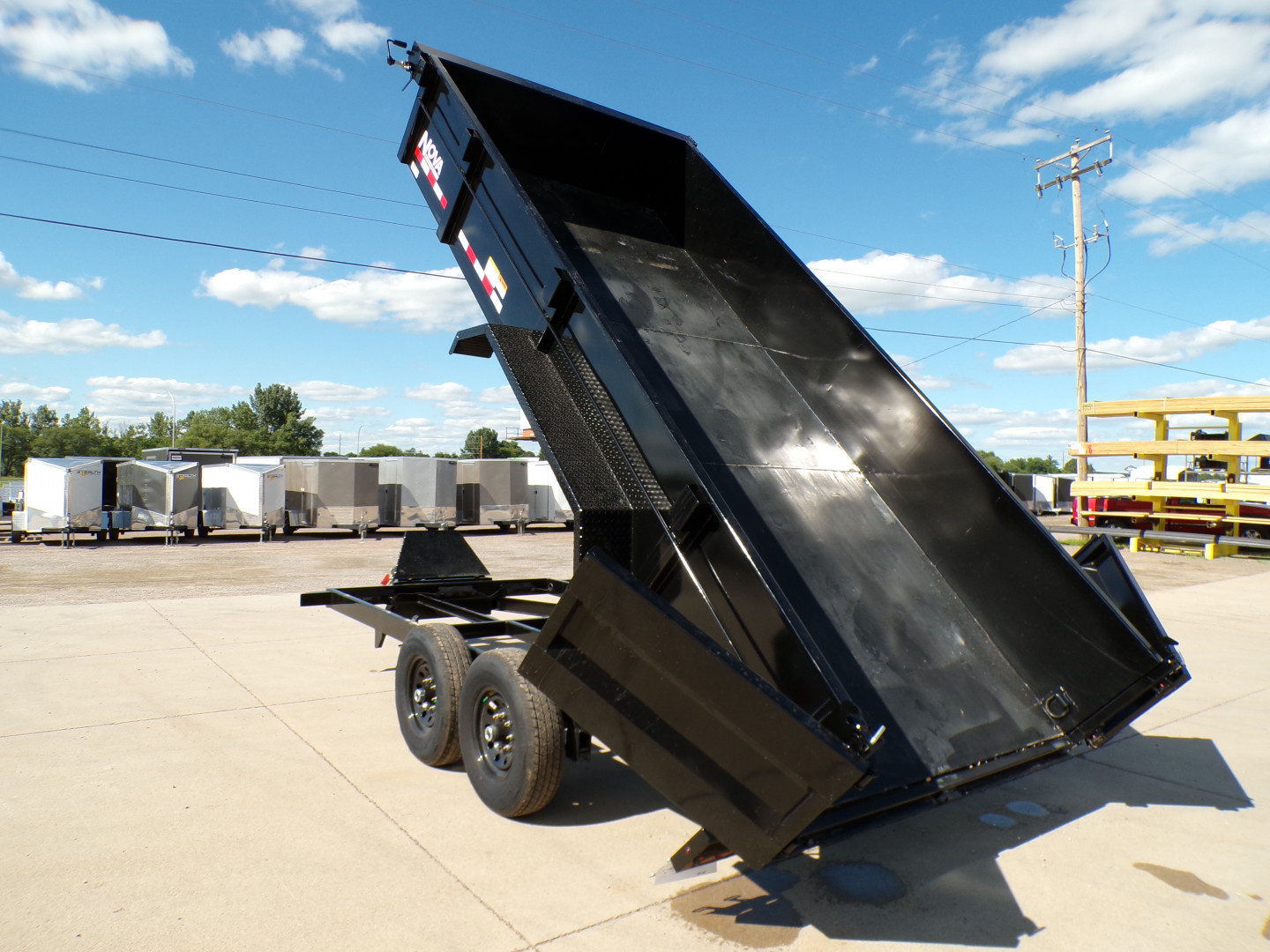 New 2025 Midsota *DEALER DEMO* Nova 8216 14K Dump Trailer - 487