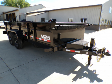 New 2025 Midsota *DEALER DEMO* Nova 8216 14K Dump Trailer - 487