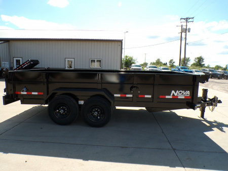 New 2025 Midsota *DEALER DEMO* Nova 8216 14K Dump Trailer - 487