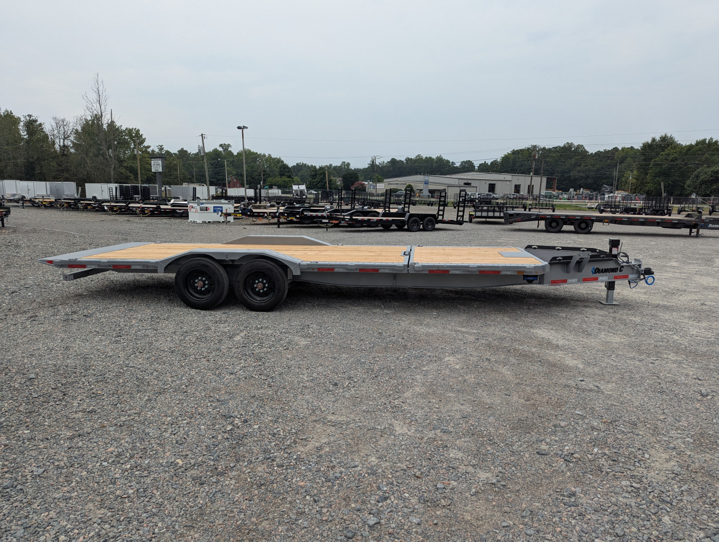 New 2025 Diamond C Trailers Diamond C HXD 208 24' Tilt Equipment Trailer Tilt Trailer