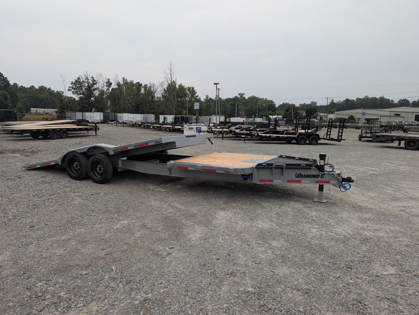 New 2025 Diamond C Trailers Diamond C HXD 208 24' Tilt Equipment Trailer Tilt Trailer