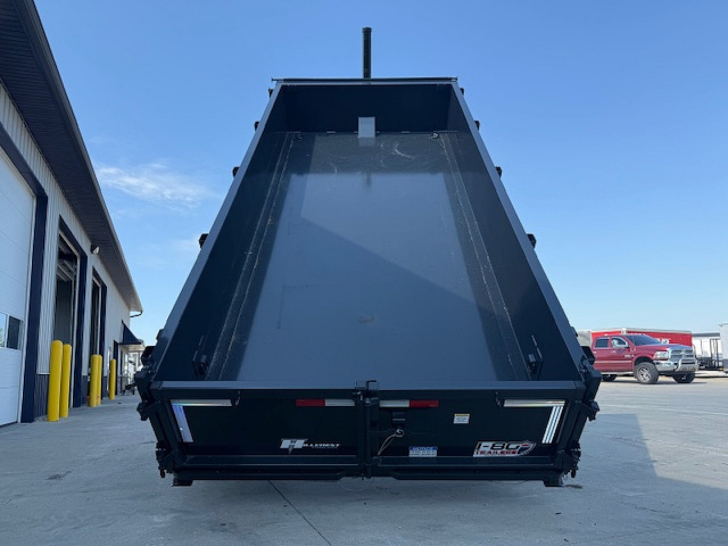 New 2026 Hillcrest Deep Charcoal 7'X16' 15.4K Demco Coupler Dump Trailer