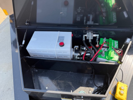 New 2026 Hillcrest Deep Charcoal 7'X16' 15.4K Demco Coupler Dump Trailer