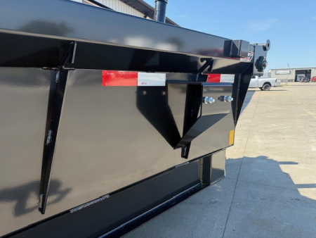 New 2026 Hillcrest Deep Charcoal 7'X16' 15.4K Demco Coupler Dump Trailer