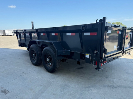 New 2026 Hillcrest Deep Charcoal 7'X16' 15.4K Demco Coupler Dump Trailer