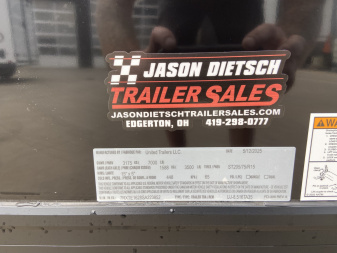 New United UJ 16' V-Nose Enclosed Cargo Trailer