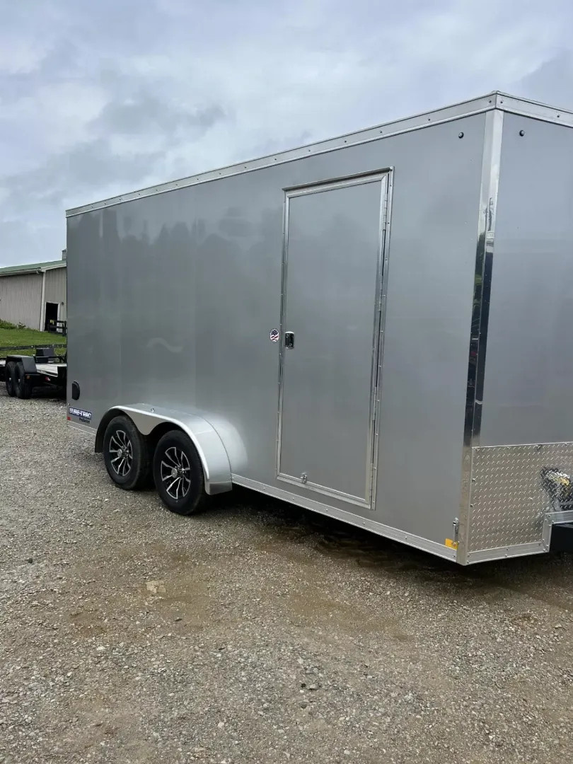 New 2025 Sure-Trac 7 x 16 Pro Series Enclosed Wedge Cargo Trailer  TA 7K