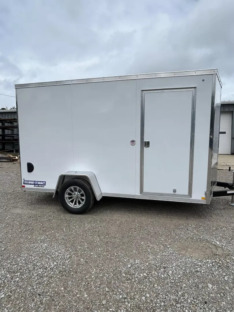 New 2025 Sure-Trac 6 x 12 Pro Series Enclosed Wedge Cargo Trailer  3K