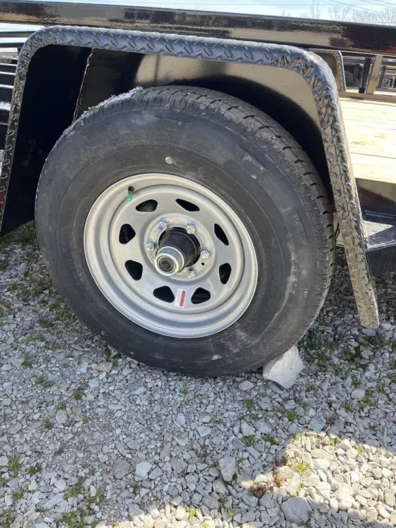 New 2025 Sure-Trac 7 x 14 Tube Top Utility 5K Brake Utility Trailer