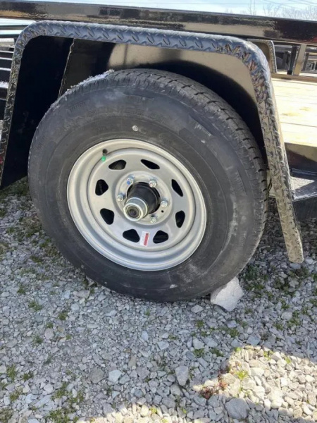 New 2025 Sure-Trac 7 x 14 Tube Top Utility 5K Brake Utility Trailer