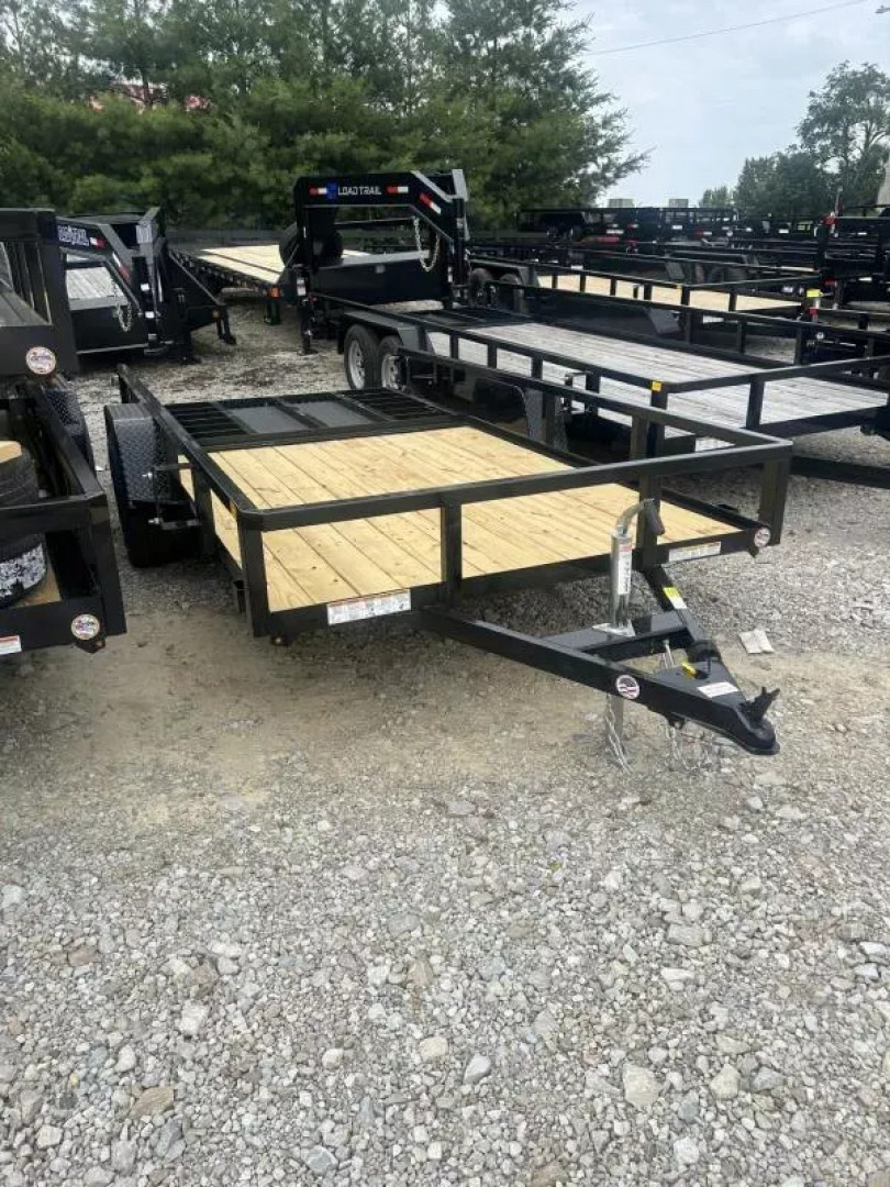 New 2025 Sure-Trac 7 x 14 Tube Top Utility 3K Idler Utility Trailer