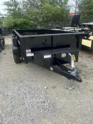 New 2025 Sure-Trac 5 x 10 Low Profile Homeowner Dump Trailer  7K TA Single Ram