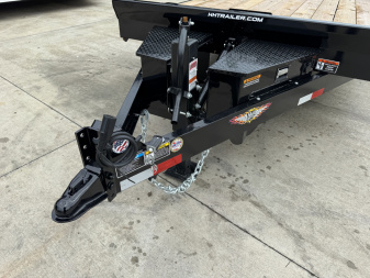 New NEW 2025 H&H Speedloader 22’ POWER TILTbed flatbed Trailer 2-7000 lb axles =14K DRIVE OVER FENDERS
