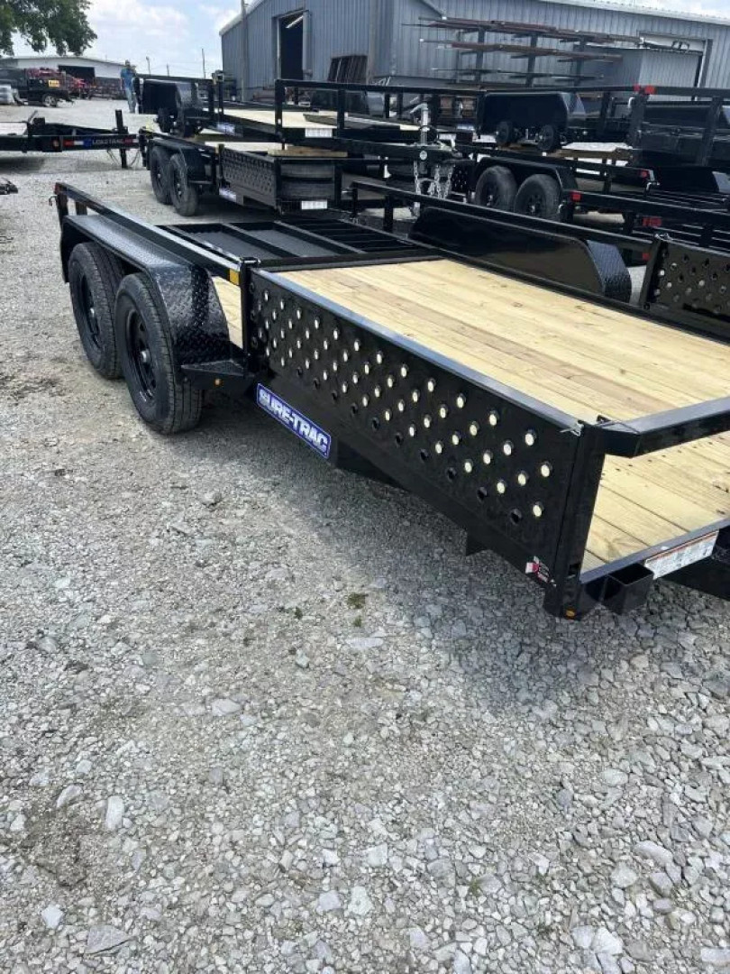 New 2025 Sure-Trac 7 x 18 Tube Top ATV 7K