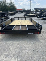 New 2025 Sure-Trac 7 x 18 Tube Top ATV 7K