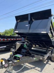 New 2025 Sure-Trac 82 IN x 12 HD Low Profile Dump Trailer  12K Dual Ram