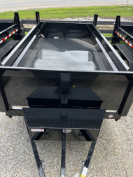 New 2025 Sure-Trac 6 x 12 SD Low Profile Dump Trailer  10K Single Ram