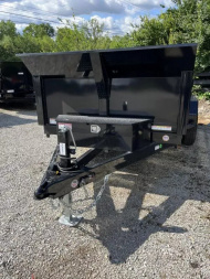 New 2025 Sure-Trac 6 x 12 SD Low Profile Dump Trailer  10K Single Ram