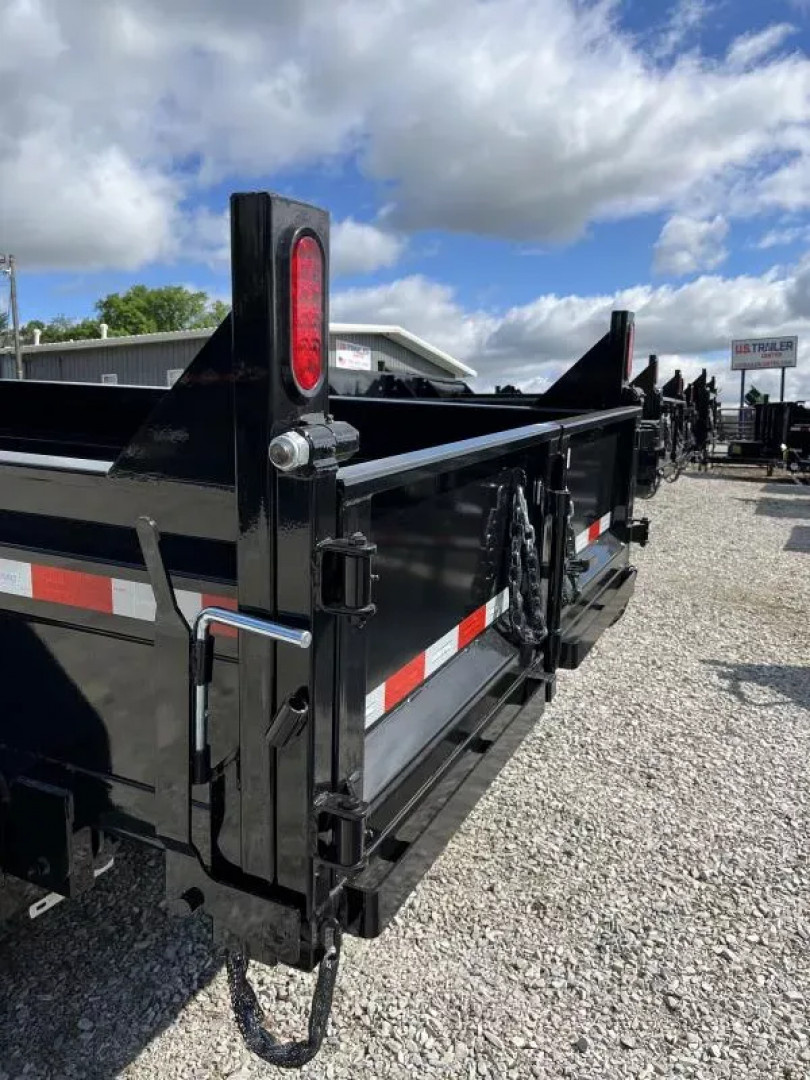New 2025 Sure-Trac 6 x 12 SD Low Profile Dump Trailer  10K Single Ram