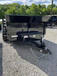 New 2025 Sure-Trac 6 x 12 SD Low Profile Dump Trailer  10K Single Ram