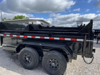 New 2025 Sure-Trac 6 x 10 SD Low Profile Dump Trailer  10K Telescopic