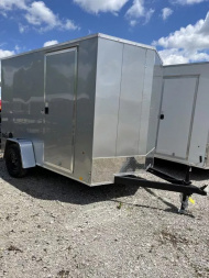 New 2025 Cargo Express 7 x 14 EX DLX Flat Top V-Nose Enclosed Cargo Trailer 7K Cargo / Enclosed Trailer