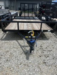 New 77  X 12' SINGLE AXLE (2  X 3  ANGLE FRAME)