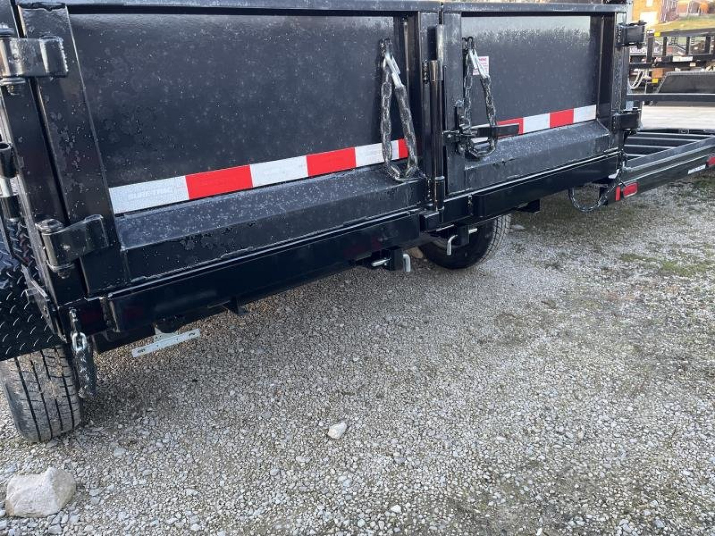 New 2025 Sure-Trac 6 x 10 SD Low Profile Dump Trailer  7K Single Ram