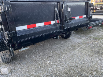 New 2025 Sure-Trac 6 x 10 SD Low Profile Dump Trailer  7K Single Ram
